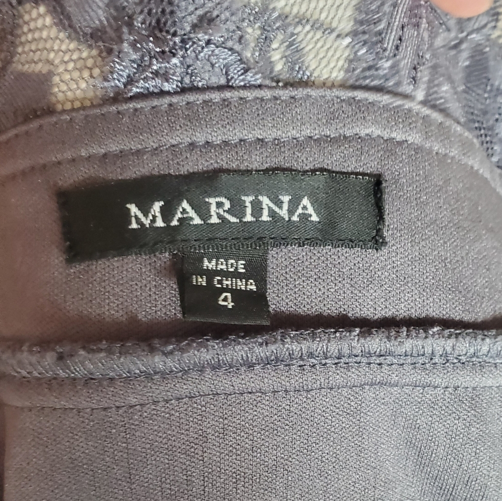 Marina Size 4 Sequin Bodycon Party Cocktail Dress - Picture 2 of 13